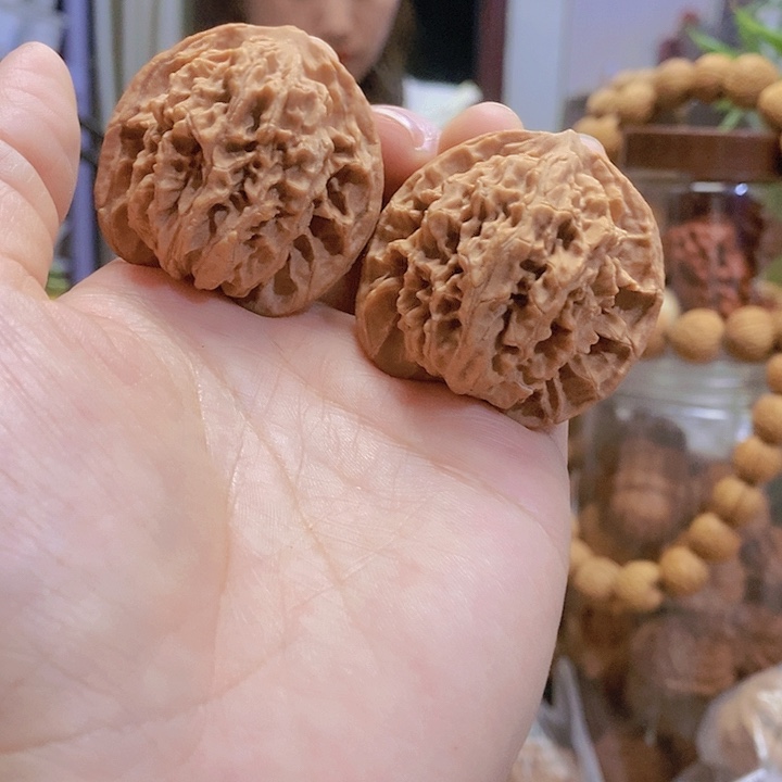 【闪购商品】文玩核桃把件41.5老款狮子头