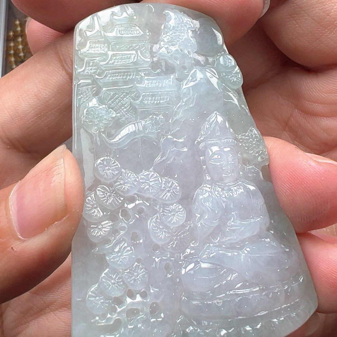 翡翠颈饰未镶嵌346778899