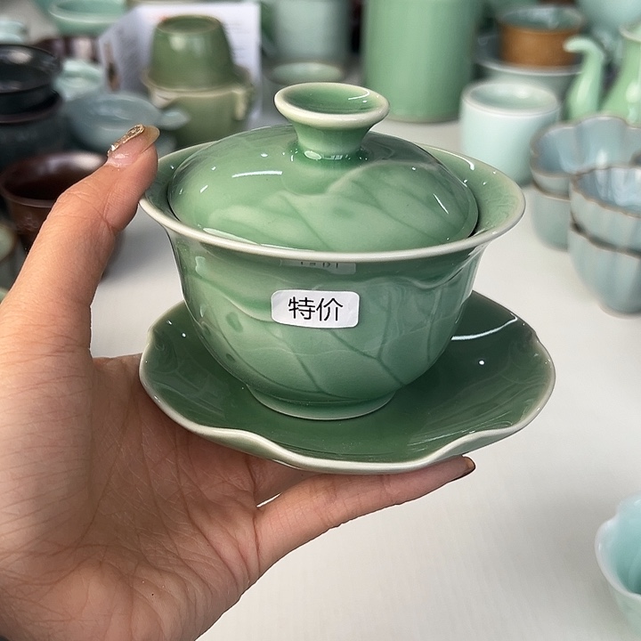 小米茶器龙泉青瓷