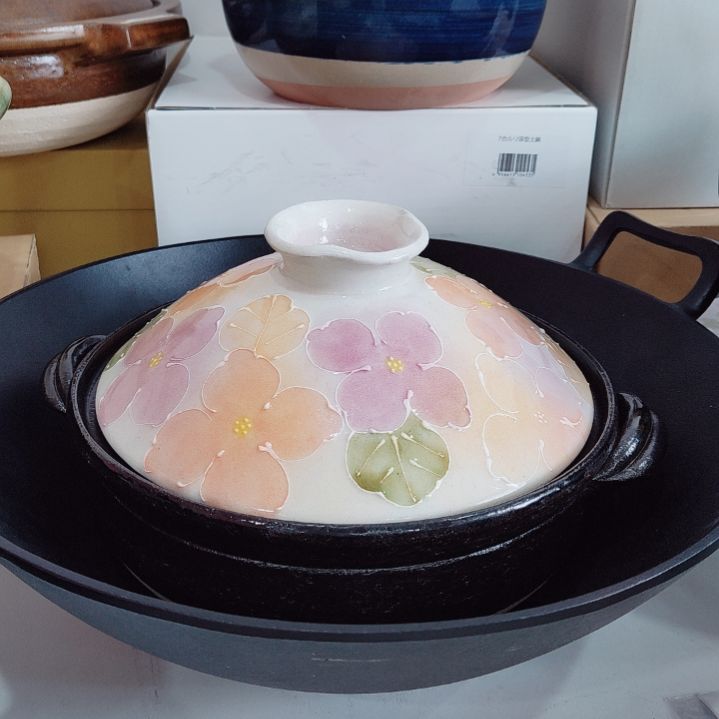 201不锈钢砂锅手绘濑户烧。。。。。。。。。