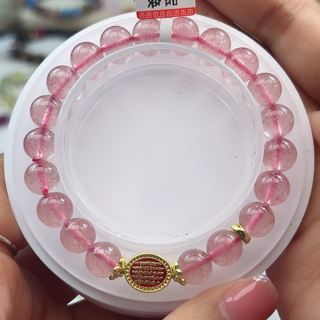 水晶手链未镶嵌水晶手串