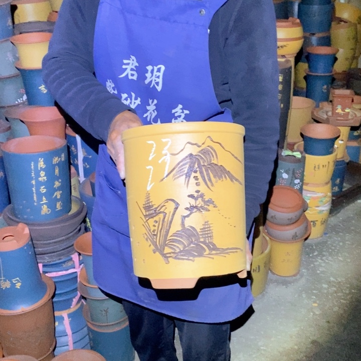 紫砂花盆紫砂艺术