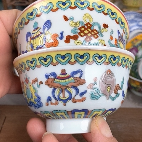 景德镇陶瓷藏式茶碗