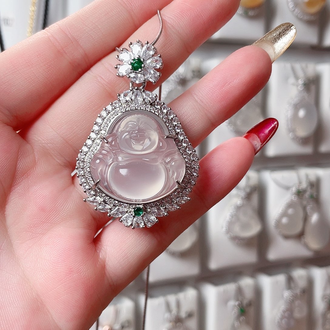 玛瑙/玉髓吊坠(赠链)未镶嵌