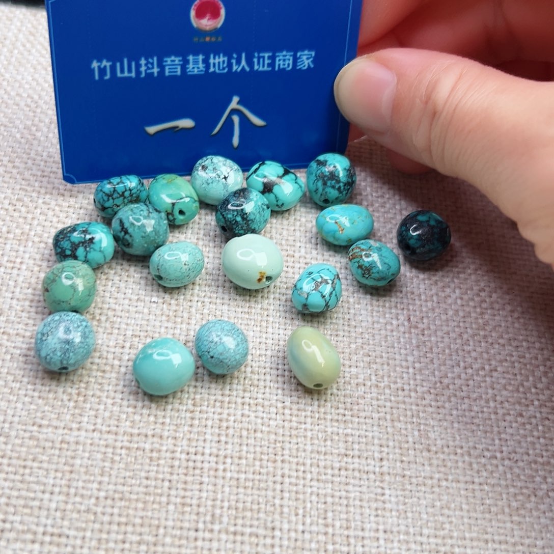 绿松石珠宝奇石未镶嵌多样性发货一个