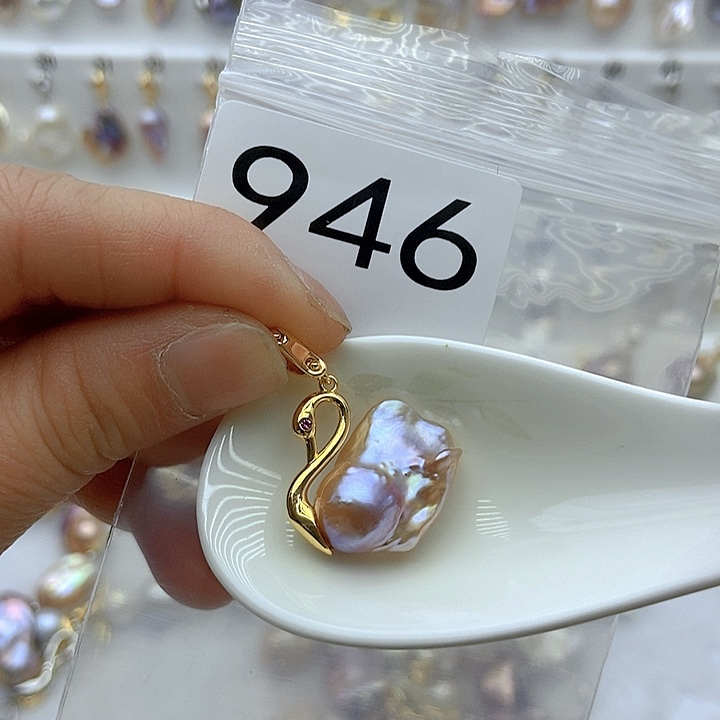 淡水珍珠颈饰银S925镶嵌