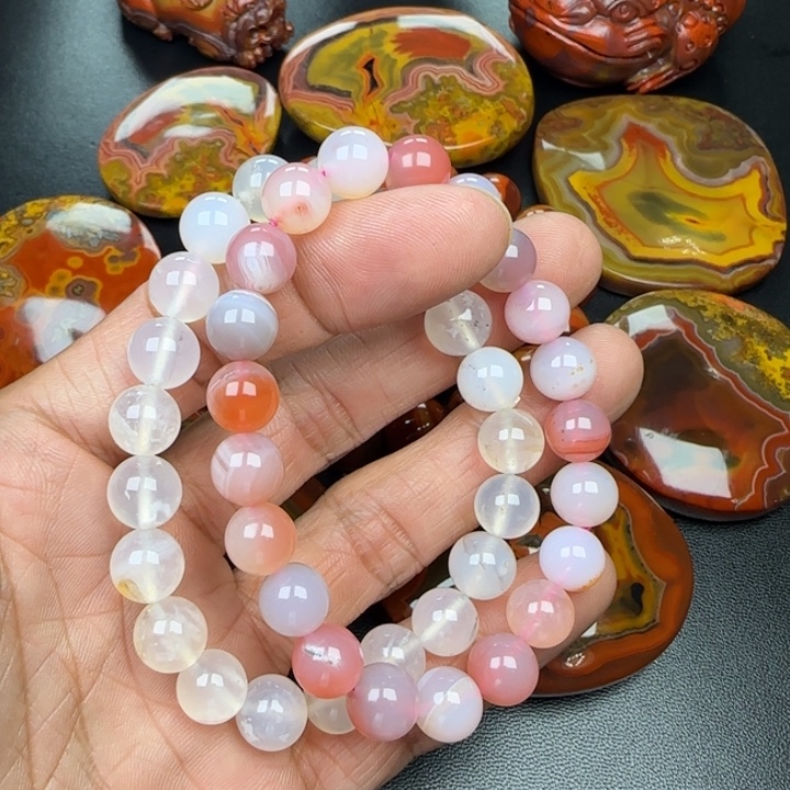 转***爱玛瑙/玉髓未镶嵌首饰