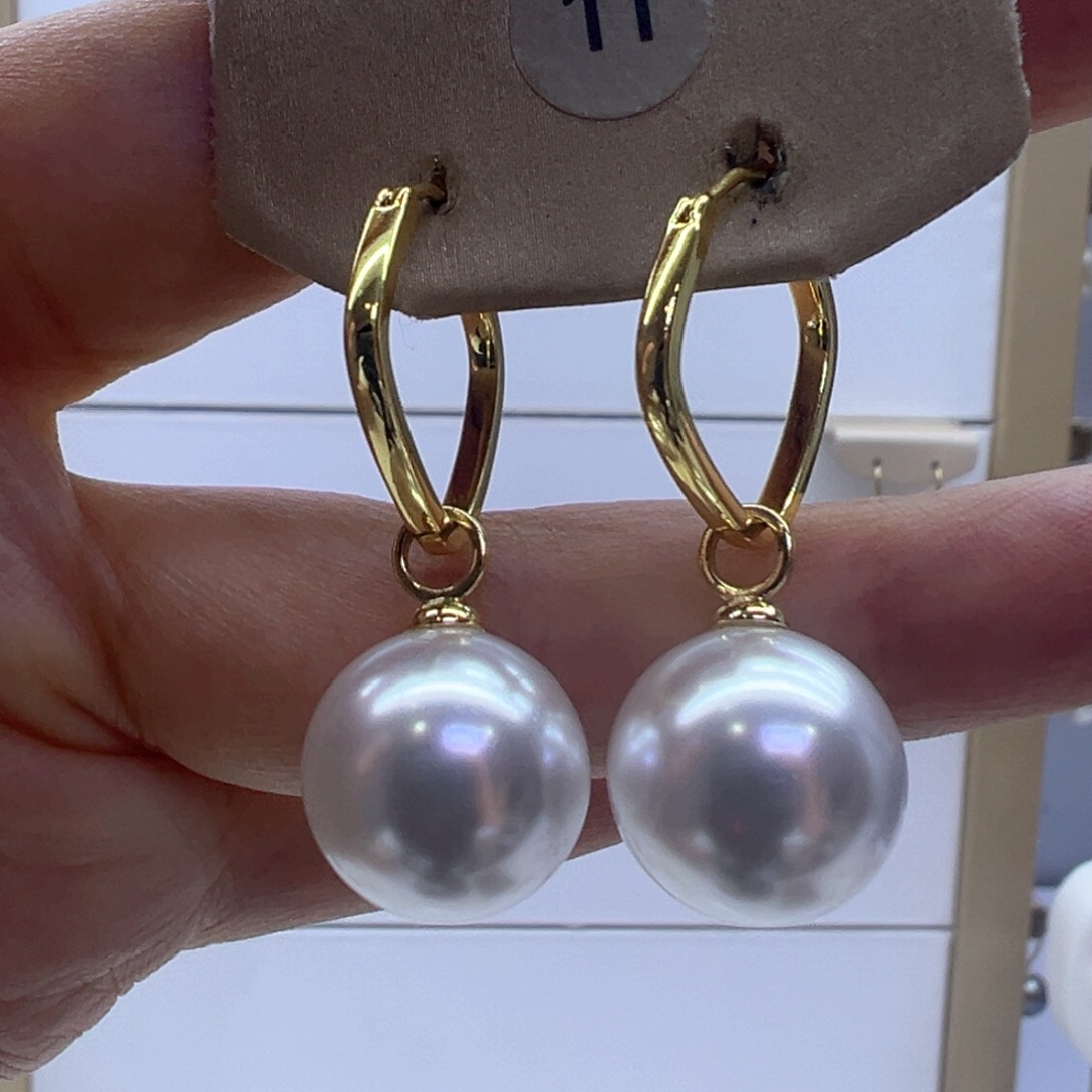 未镶嵌淡水珍珠耳饰