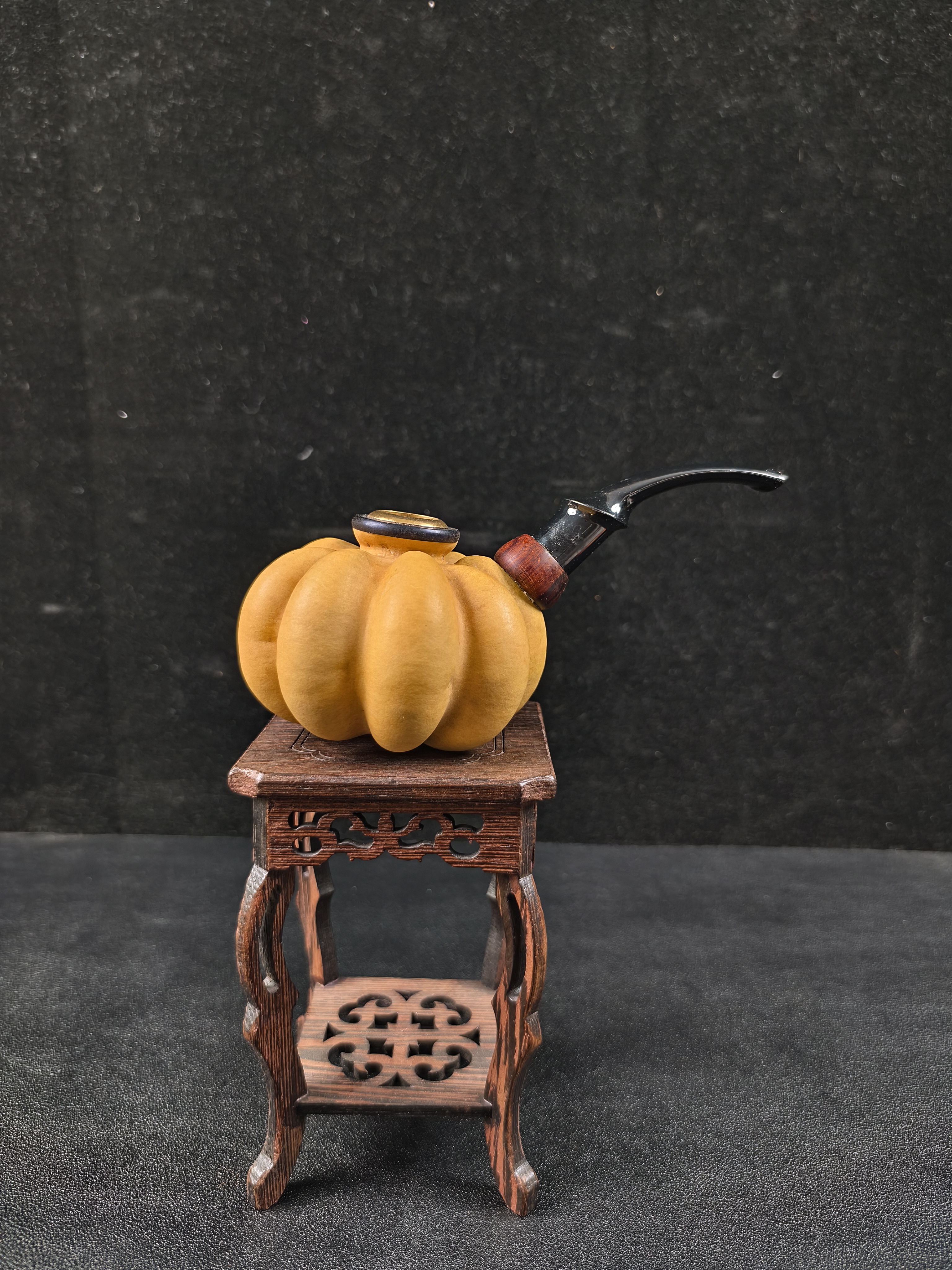 特价南瓜造型葫芦斗（粗支湮丝两用款）插烟口处多少有点花皮