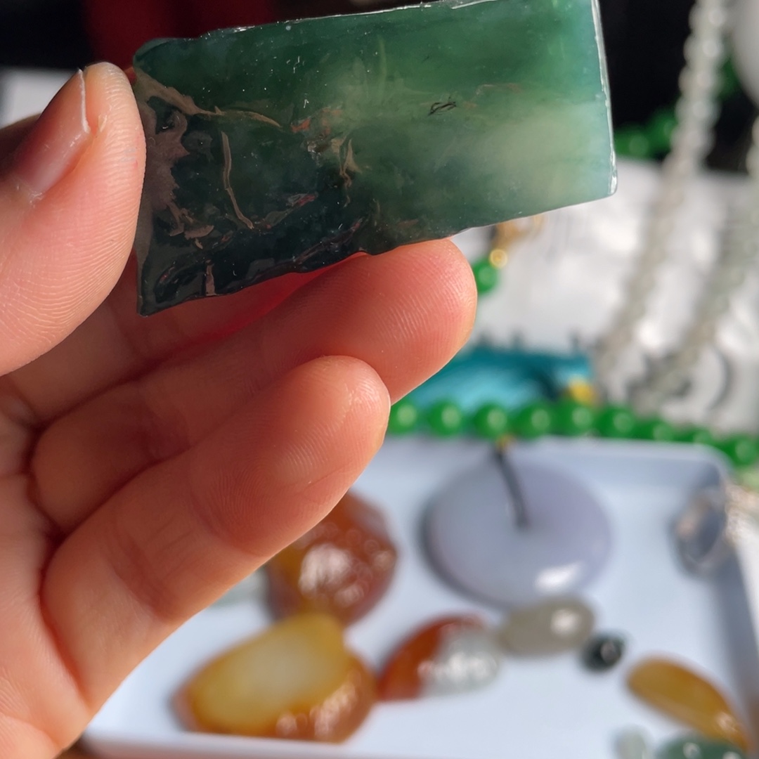 翡翠散珠翡翠一个