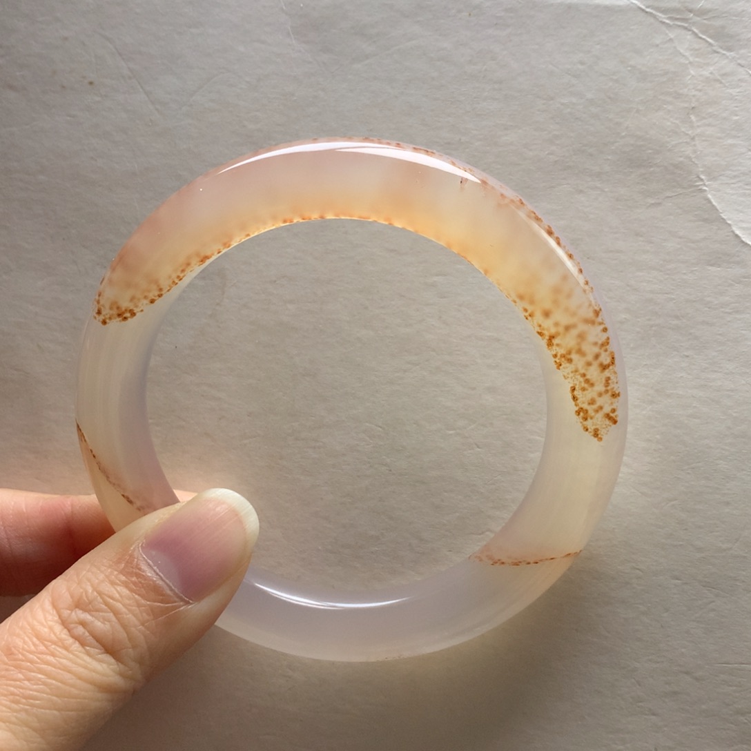 玛瑙/玉髓手镯未镶嵌58.5