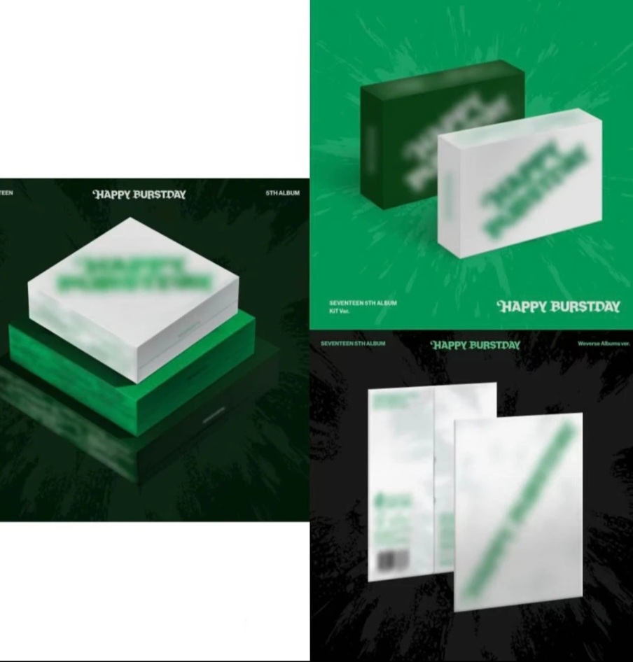 SEVENTEEN 正规5辑HAPPY BURSTDAY专辑 克拉盘