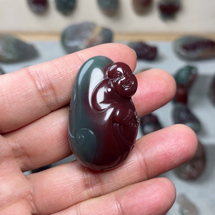 玛瑙/玉髓颈饰未镶嵌石***