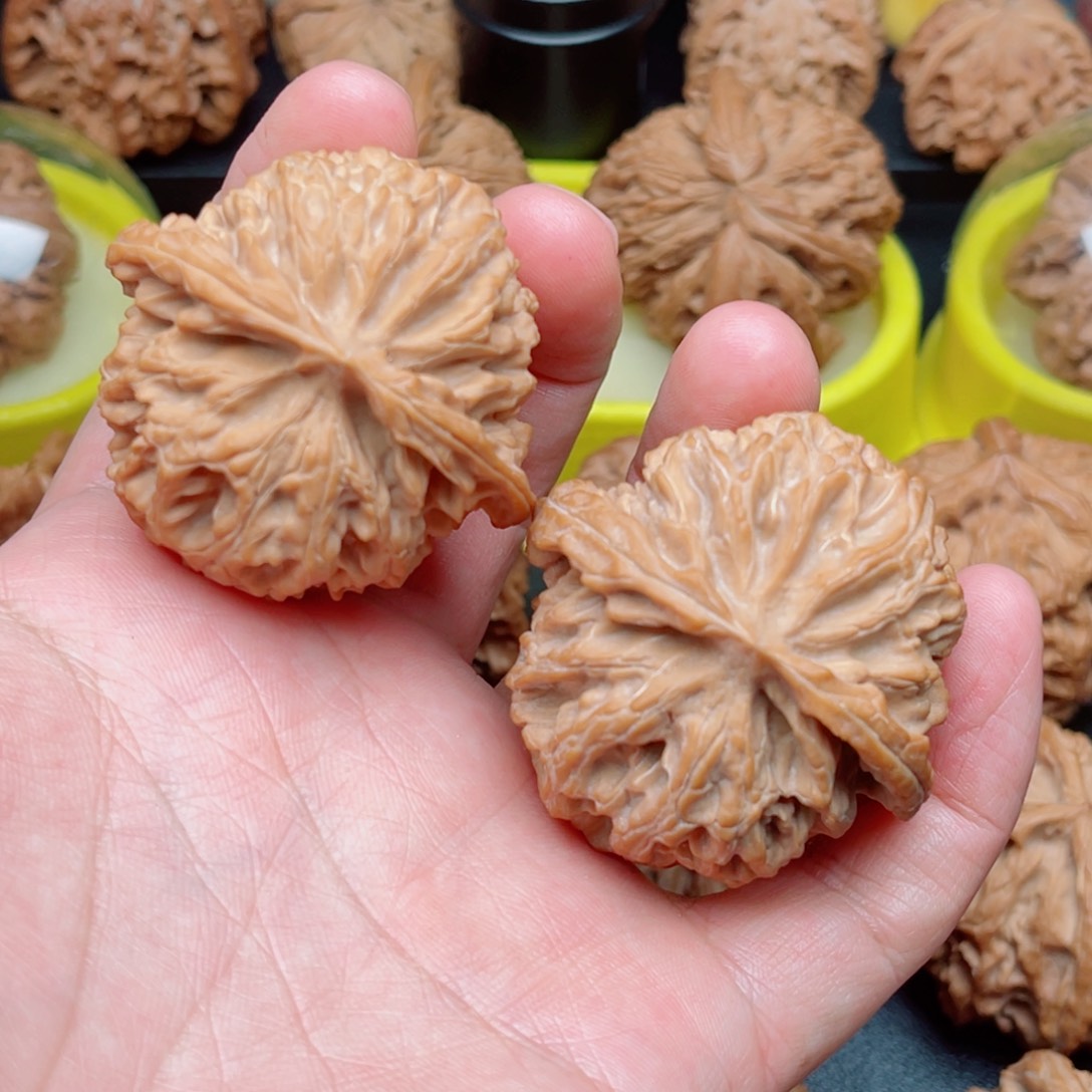 把件文玩核桃苹果园44×44×37