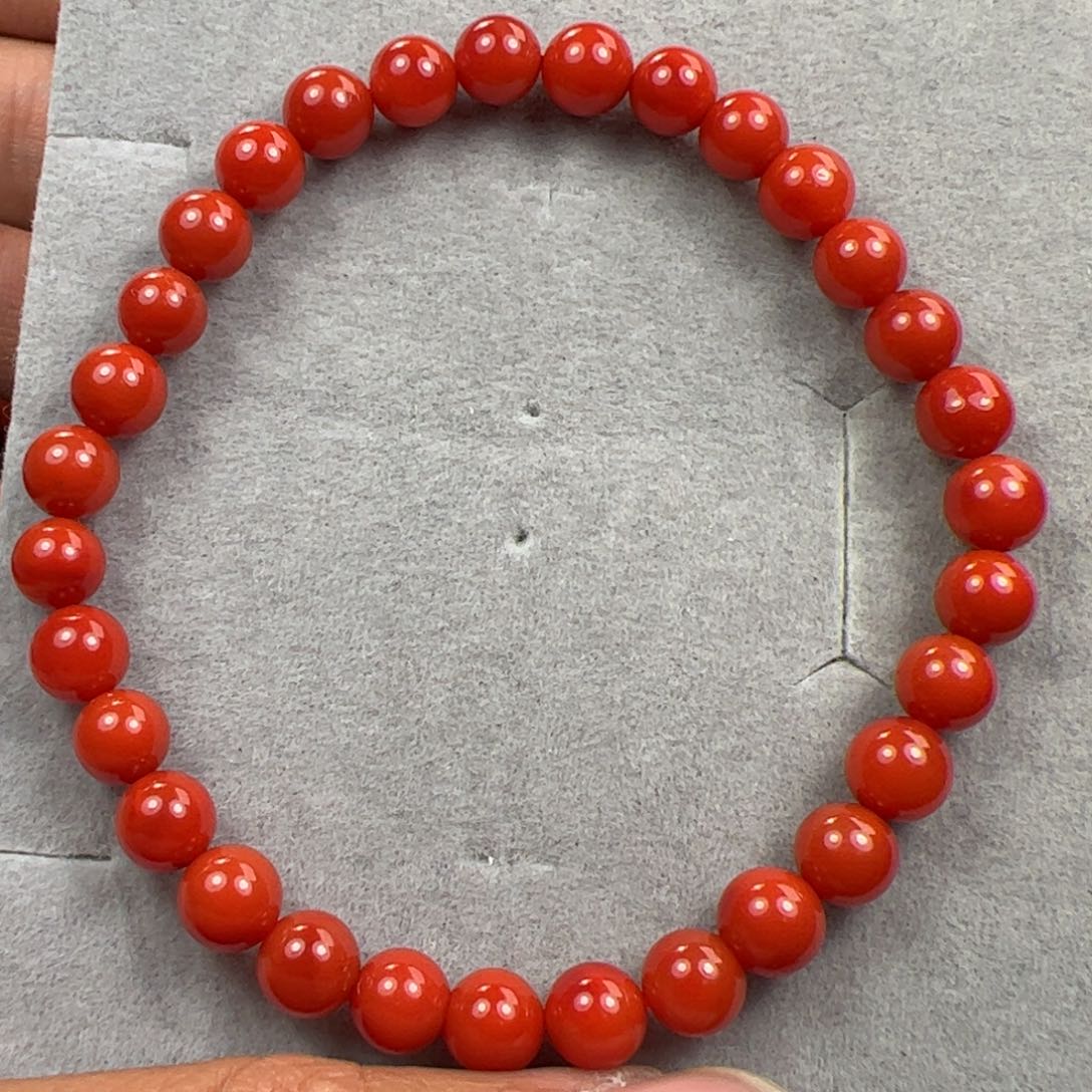 南红玛瑙手串未镶嵌