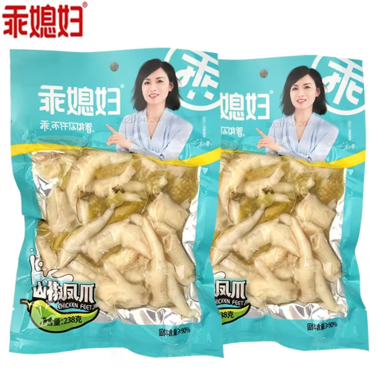 乖媳妇120/180/238g山椒味凤爪即食休闲零食