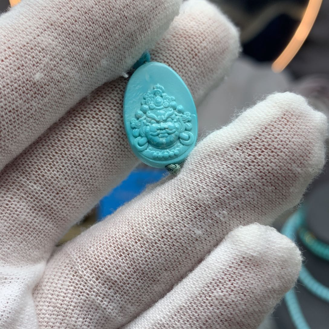 绿松石挂件未镶嵌