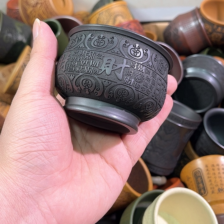 茶杯紫砂全手工紫砂主人杯