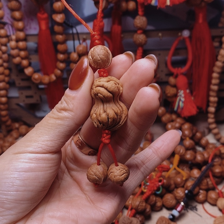 吊坠桃核龙纹桃枭