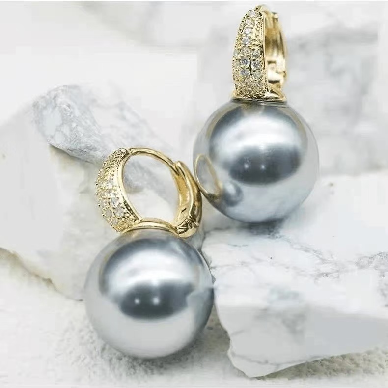 铜合金耳饰 【悦己】气质时尚简约经典优雅秋冬新款-635