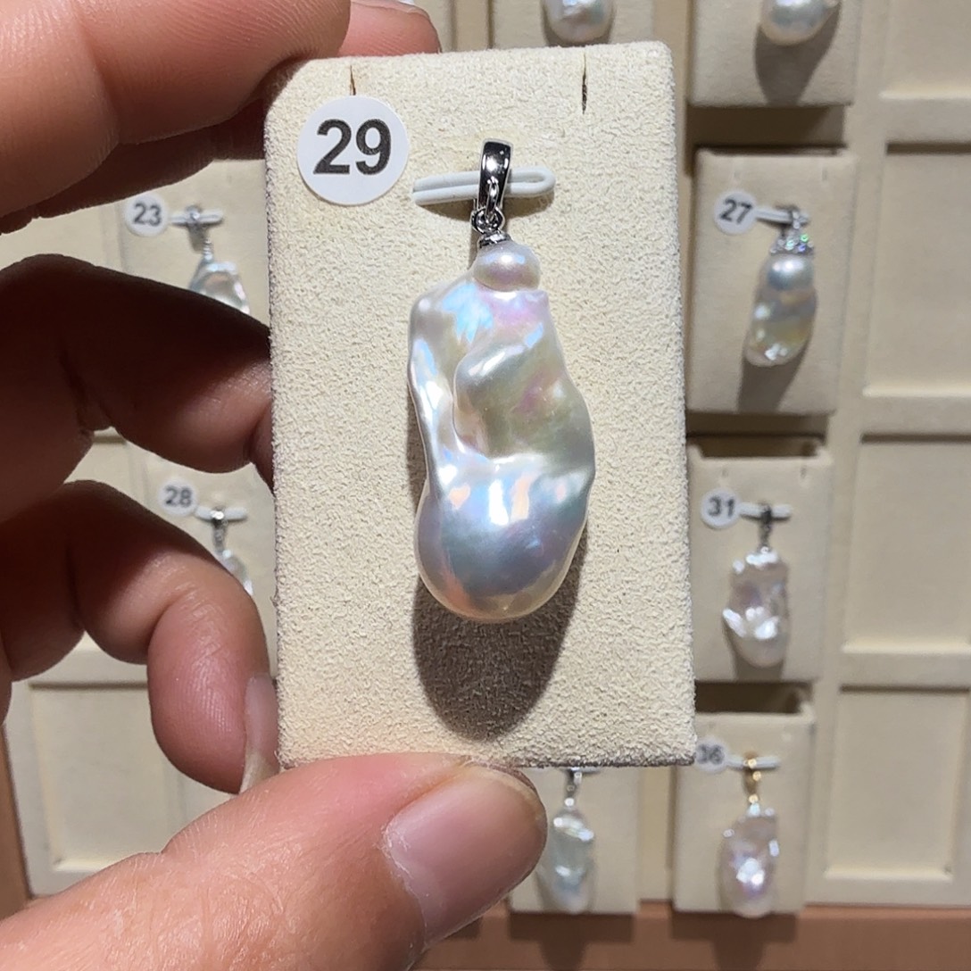 吊坠(不含链)合金淡水珍珠