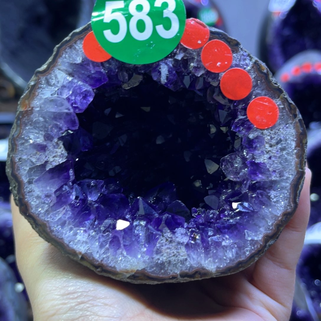 紫晶摆件未镶嵌紫水晶