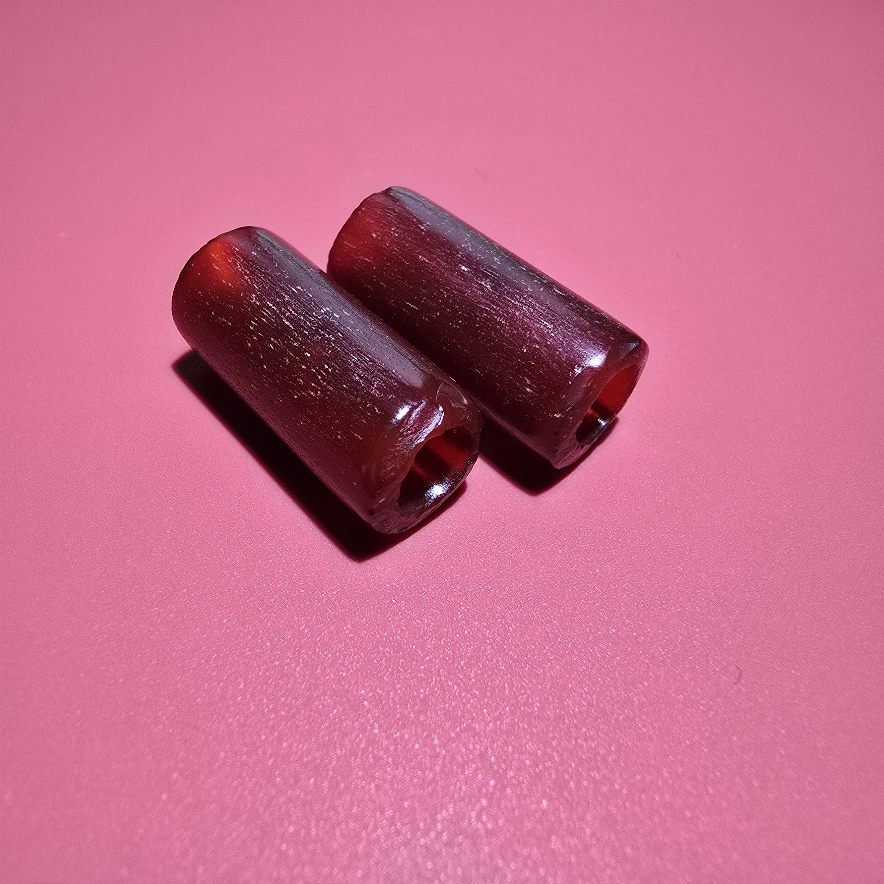 琼华纪风化纹玛瑙管老型