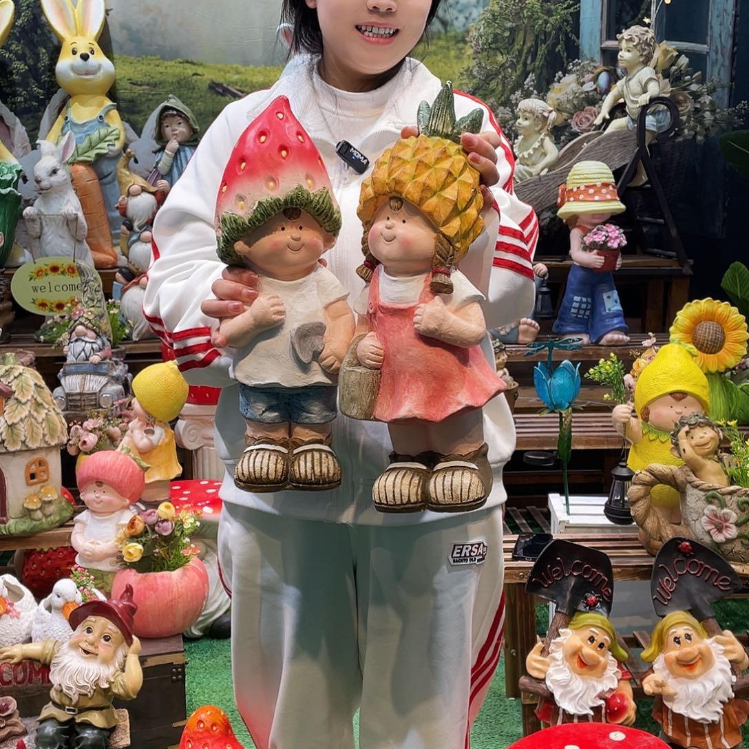 摆件花园摆件红红火火