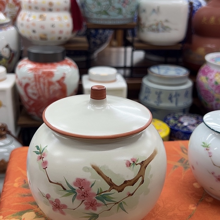 瓷片茶叶罐茶叶罐
