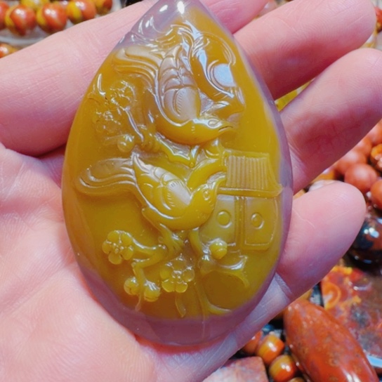 玛瑙/玉髓未镶嵌吊坠(不含链)