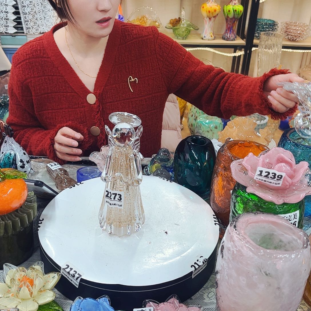 2273天使 家悦琉璃工艺品不完美