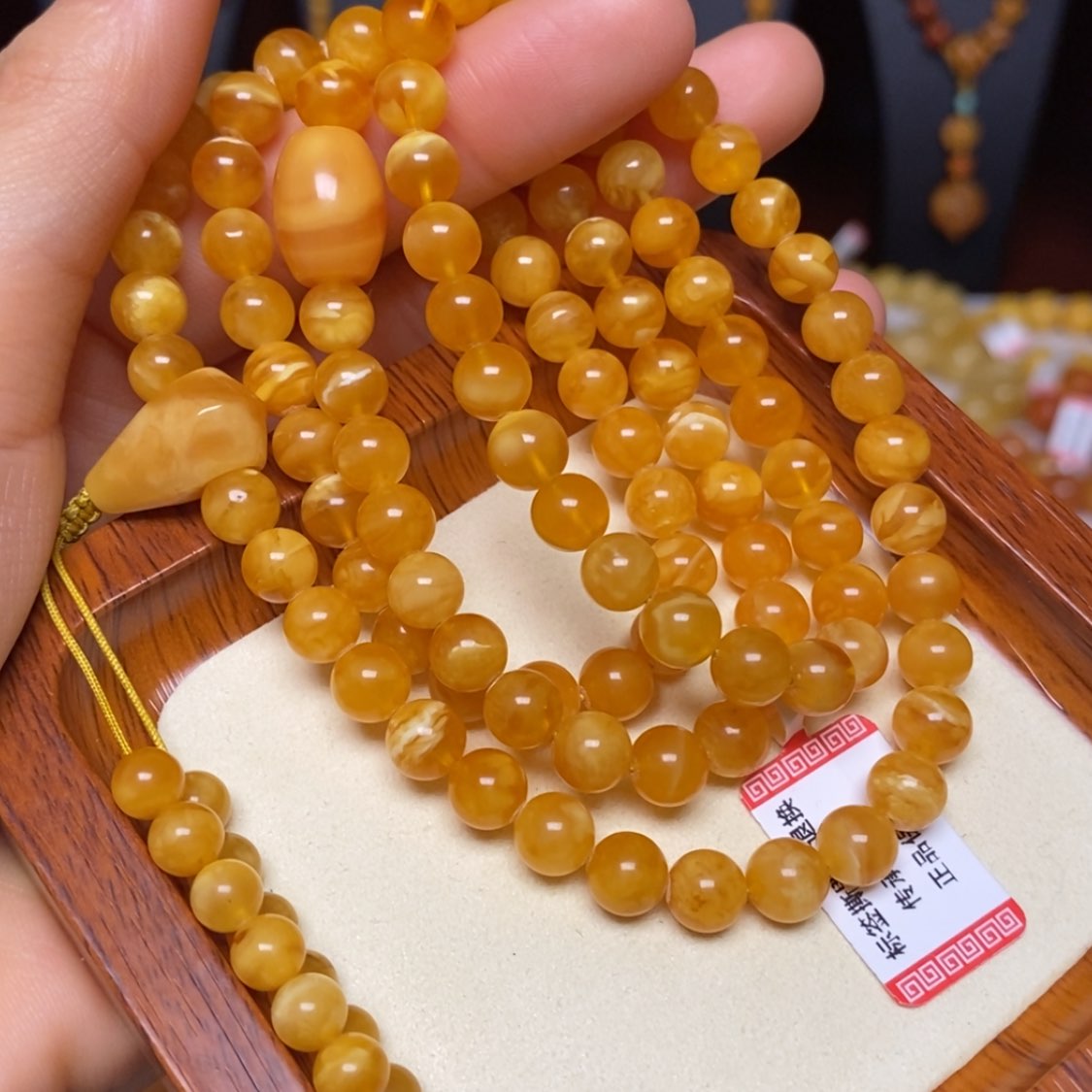 【闪购商品】蜜蜡手链未镶嵌手串