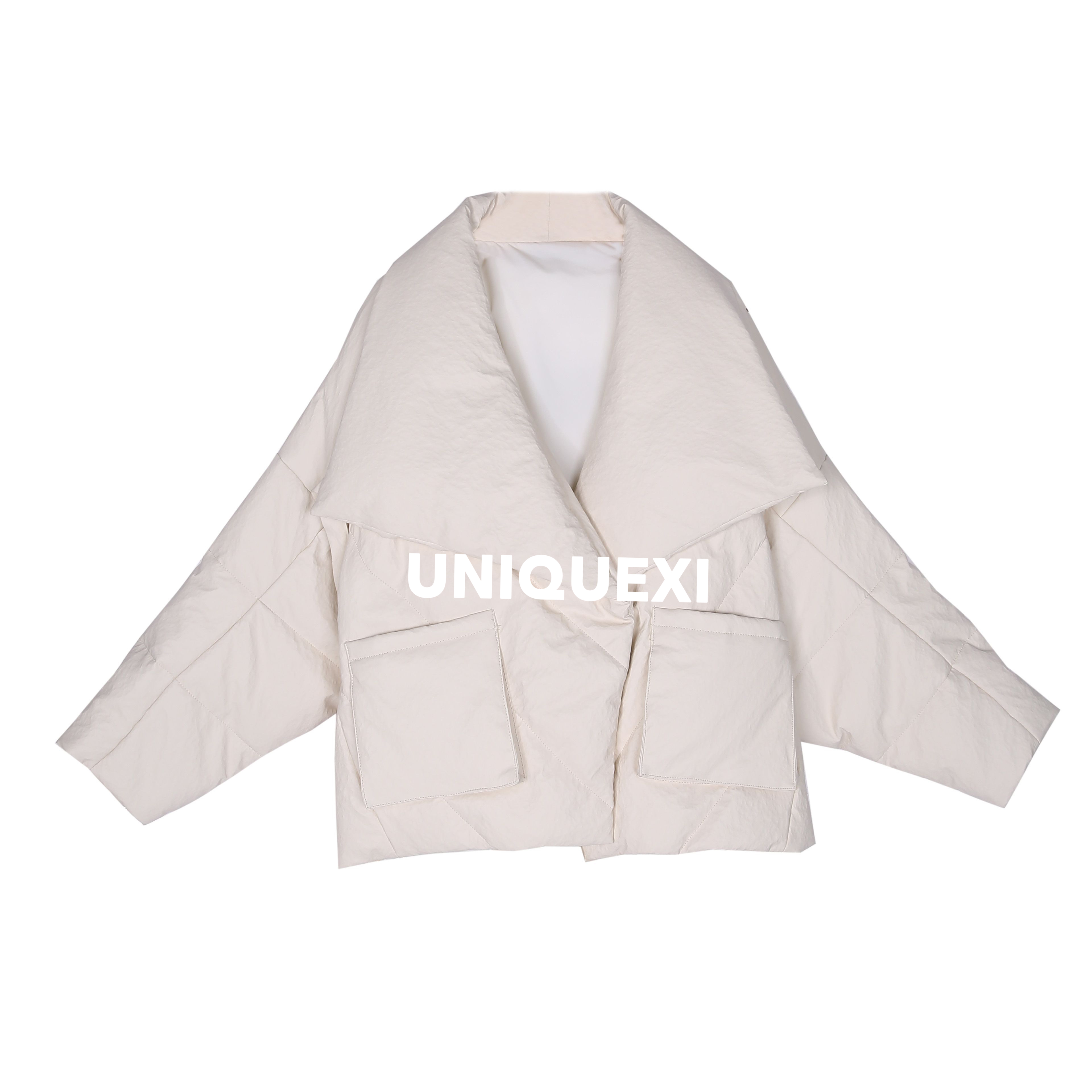 LIU潮流女纯色翻领时尚气质常规上衣优等品羽绒服25-197-M1202-1