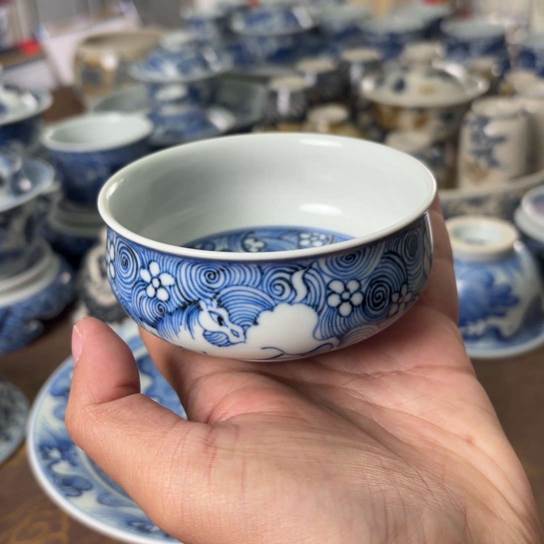 摆件陶瓷景德镇手绘茶器