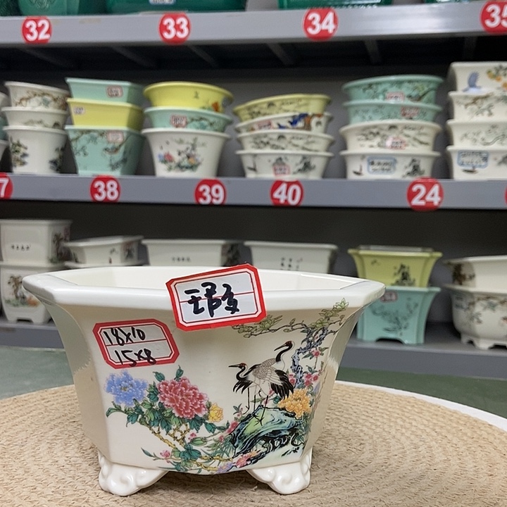 紫砂紫砂花盆0093