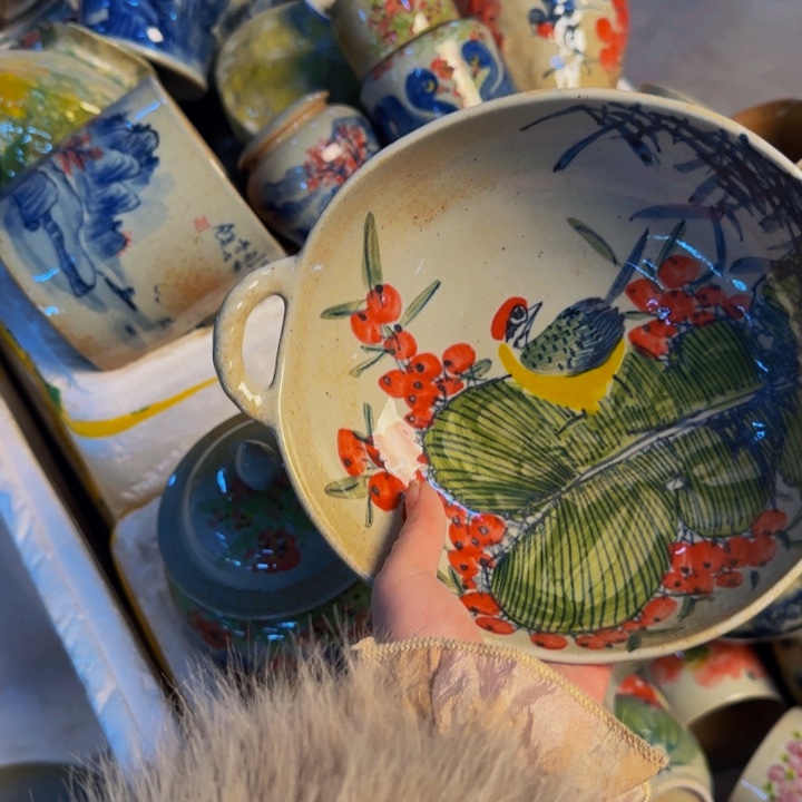 瓷片景德镇陶瓷手工手绘