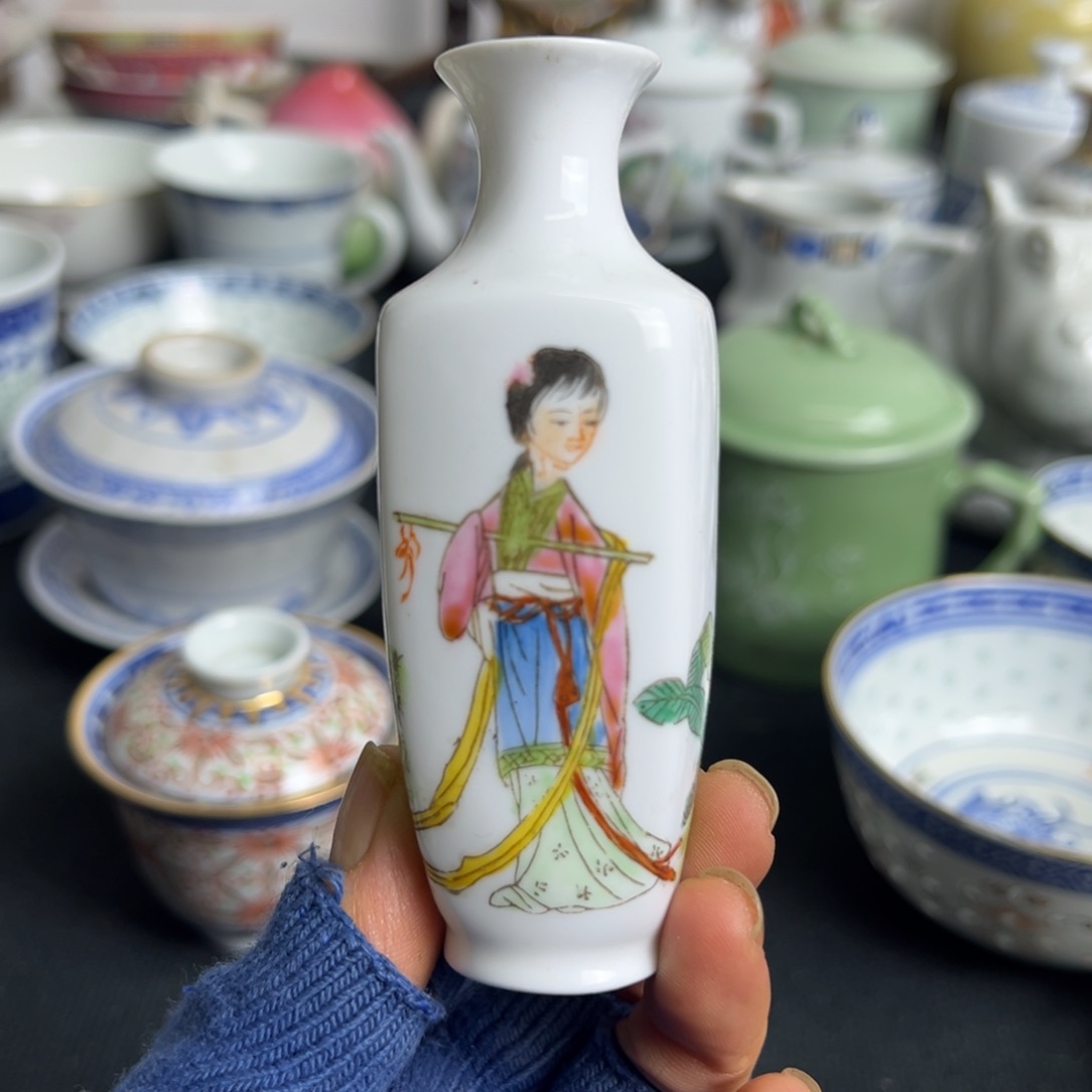 瓶景德镇陶瓷粉彩