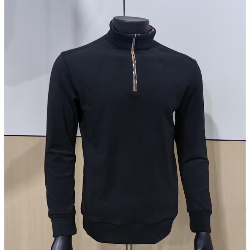 F99 黑衣人加绒立领保暖卫衣