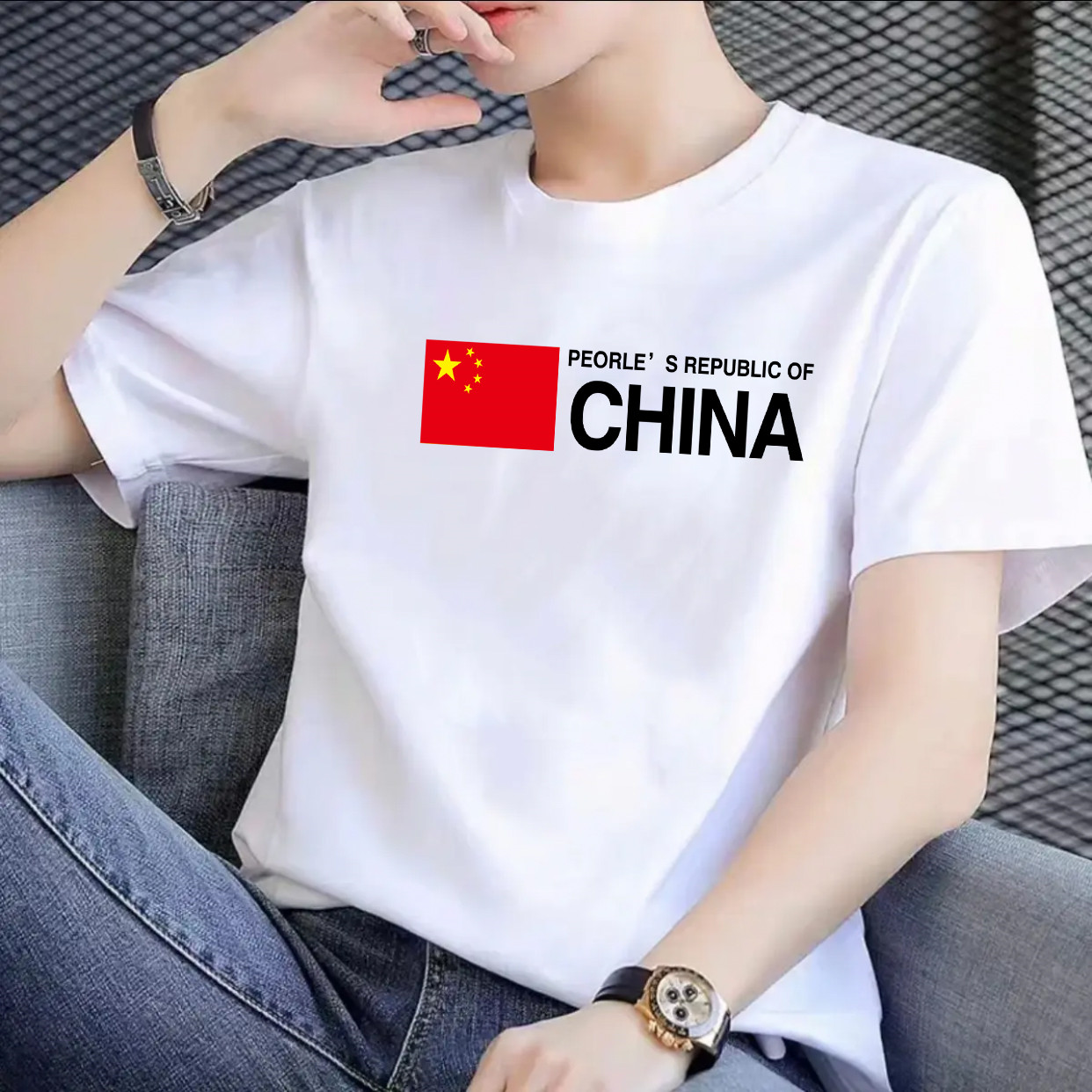 【宠粉100棉】重磅纯棉圆领短袖新疆棉t恤男女同款潮流情侣款宽松