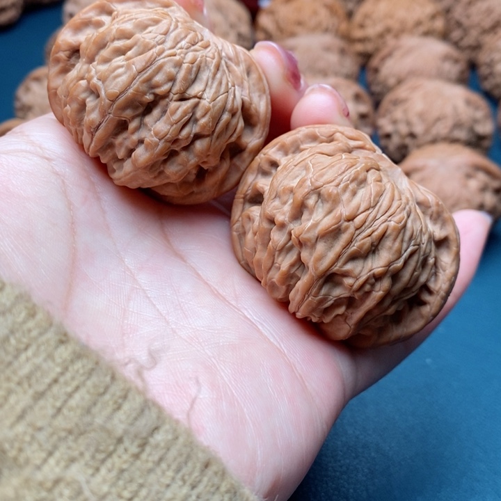 文玩核桃把件44磨盘