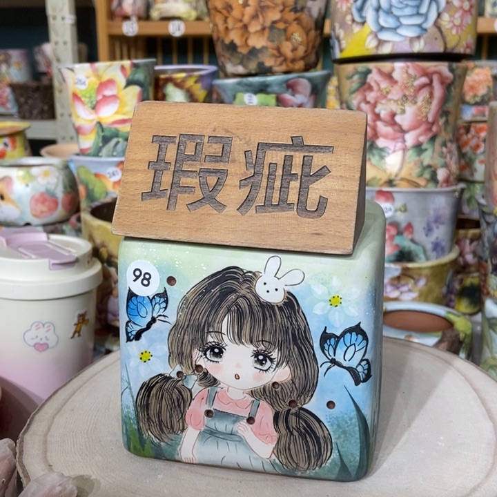 红陶景德镇艺术手绘作品