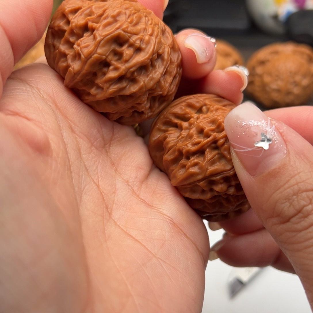 文玩核桃把件磨盘41