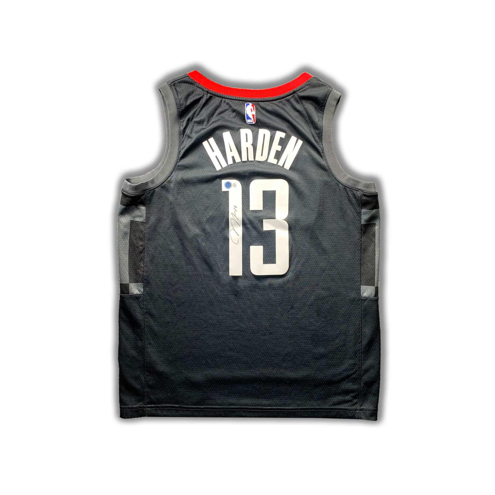 哈登亲签火箭60+三双sw球衣装裱【铭人堂亲签球衣直播专属链接】