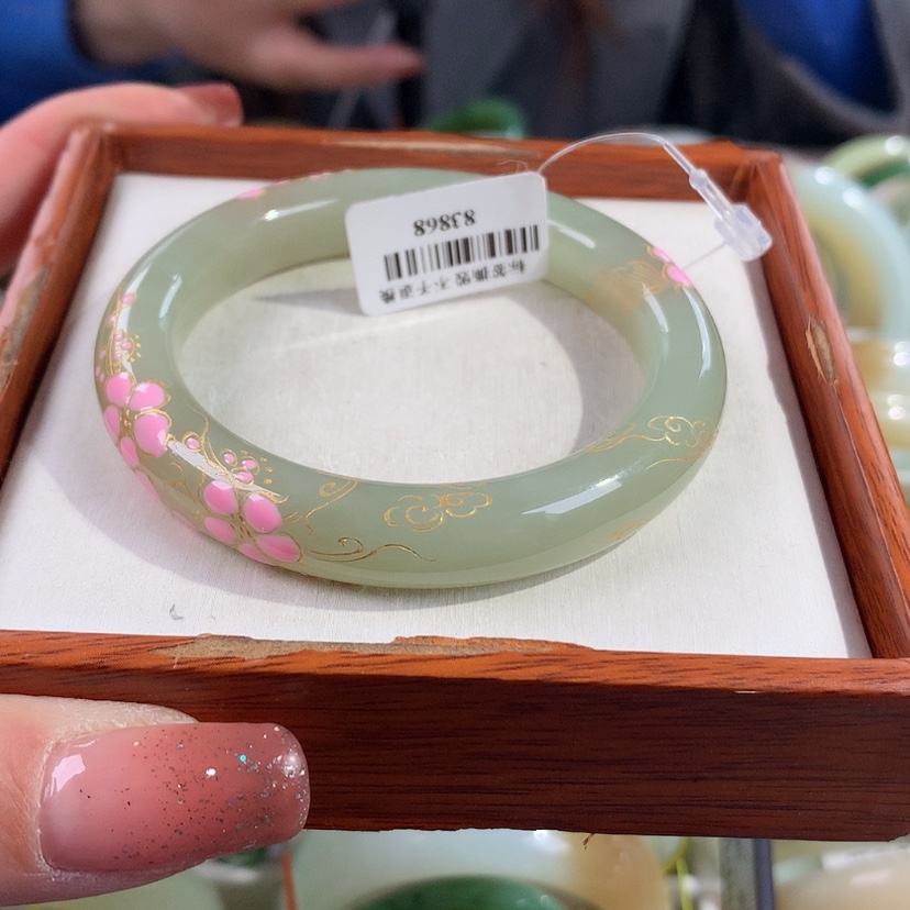 【闪购商品】和田玉未镶嵌手镯53.8