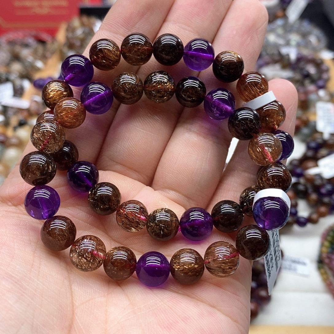 水晶手串未镶嵌多样性发货发一条