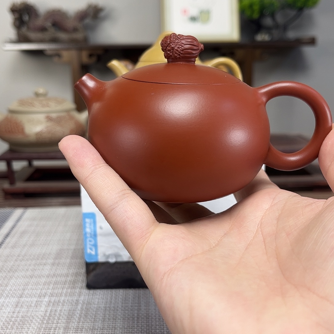 胡***语茶壶紫砂微瑕处理