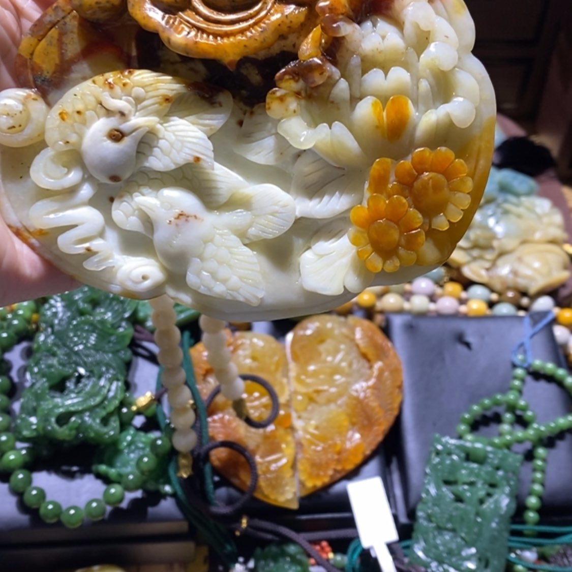 【闪购商品】岫玉毛衣链未镶嵌