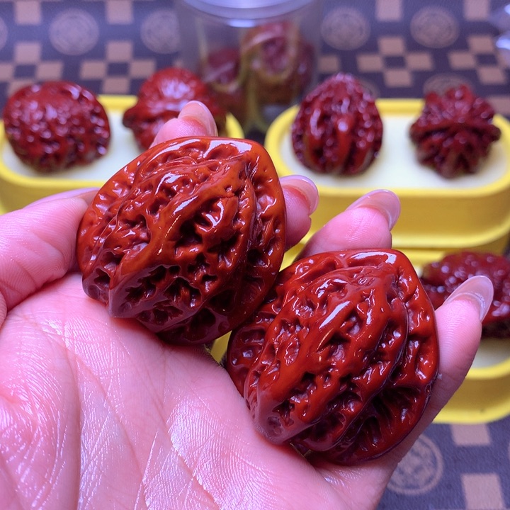 文玩核桃把件霞云岭39