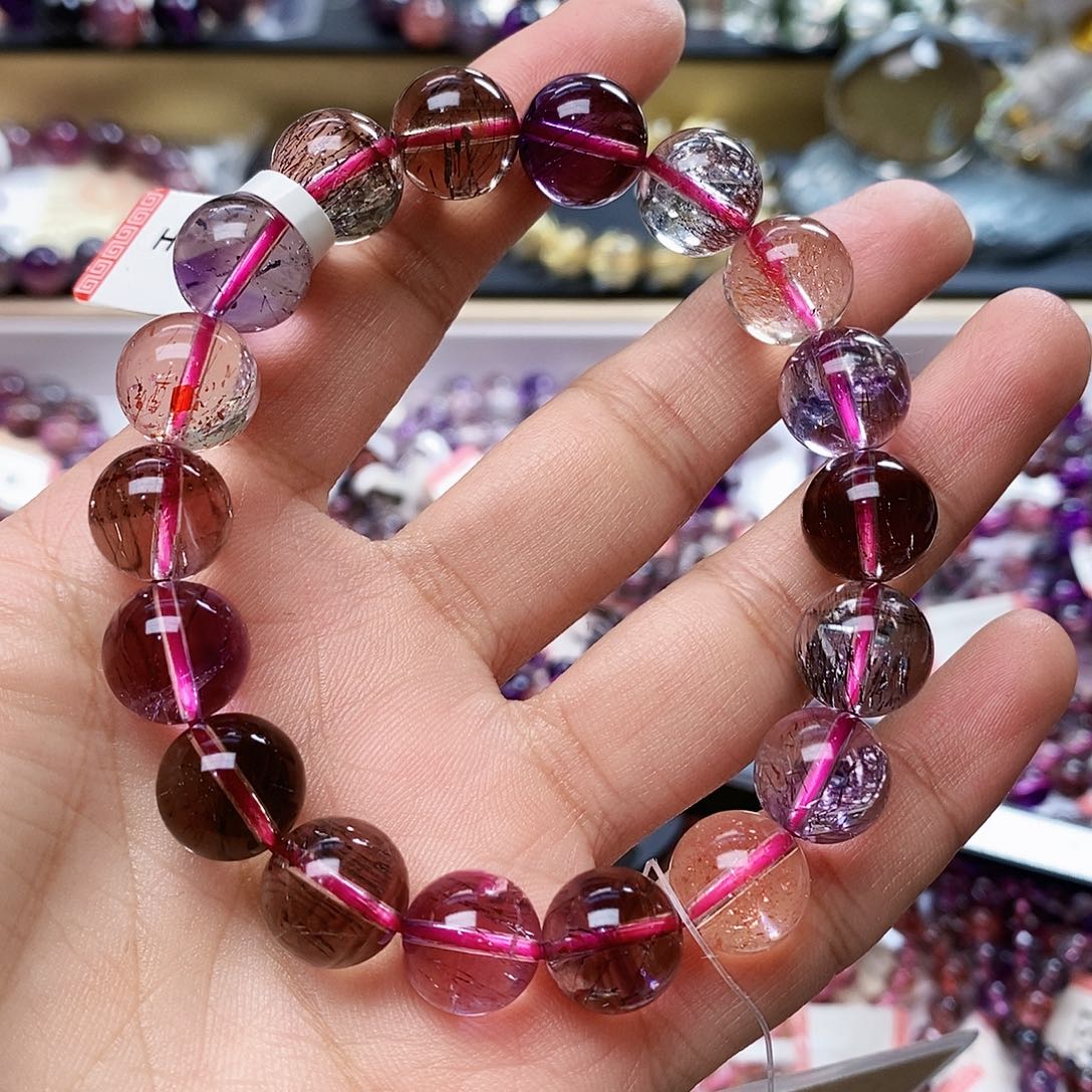 未镶嵌手链水晶全净体超七12m H346福利