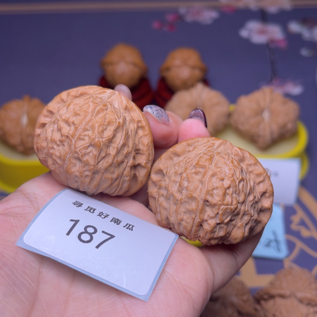 无***惧把件文玩核桃南瓜44 187 不退不换